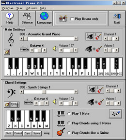 Electronic Piano 2.6.0.0软件截图（1）