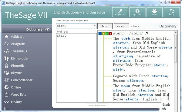TheSage英语电子词典 7.40软件截图（2）