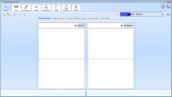The Prime Machine语料库检索软件 3.0.22软件截图（1）