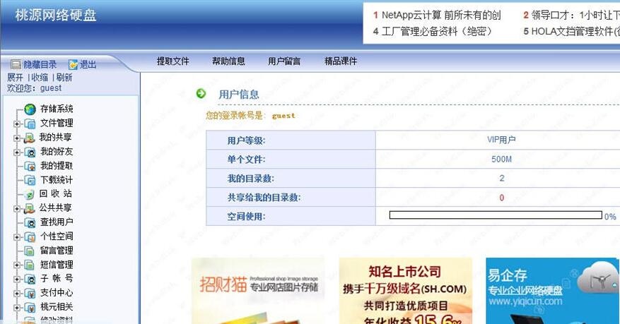 桃源网络硬盘.Net 5.8软件截图（1）