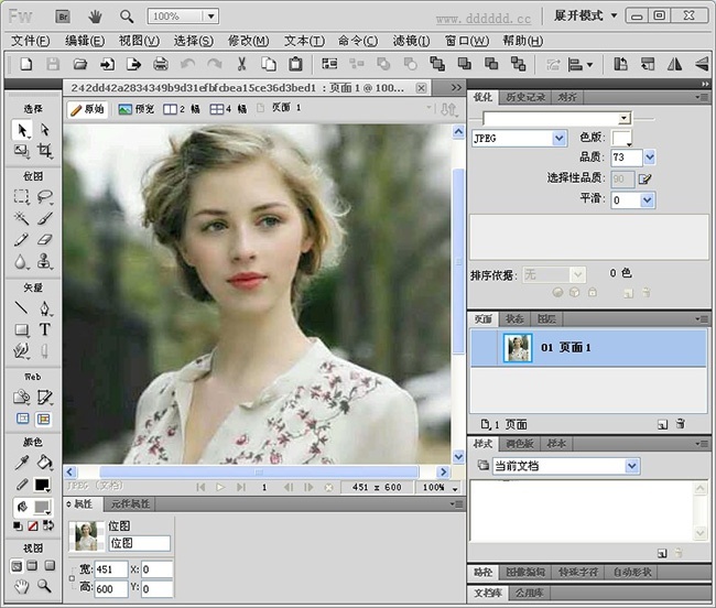 Adobe Fireworks CS5 官方下载软件截图（1）