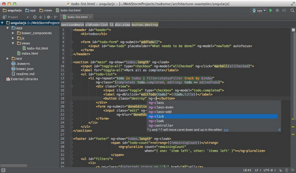 WebStorm For Mac 2019.1软件截图（1）