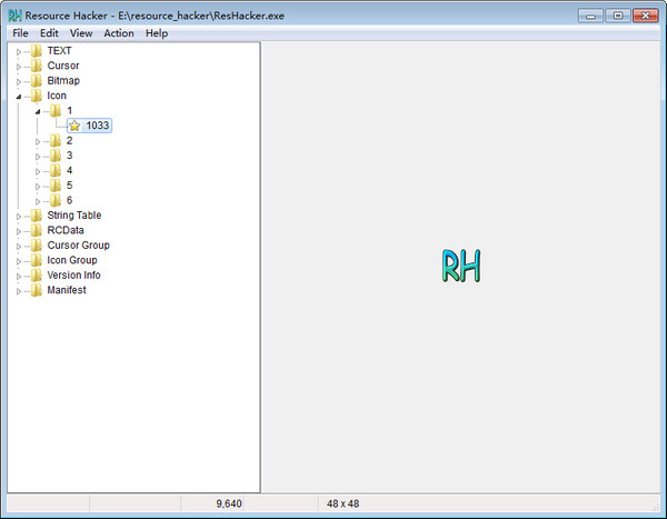 Resource Hacker 5.1.7软件截图（1）