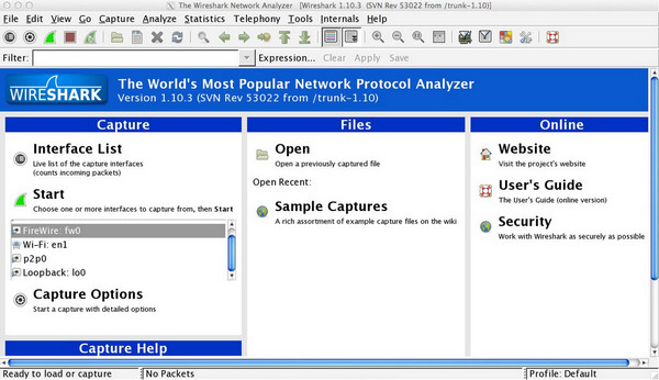 Wireshark for Mac 2.2.5软件截图（1）