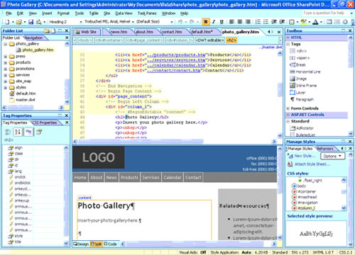 SharePoint Designer(FrontPage) 2010软件截图（4）