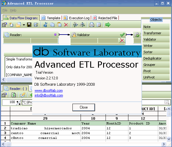 Advanced ETL Processor 3.9.7软件截图（1）