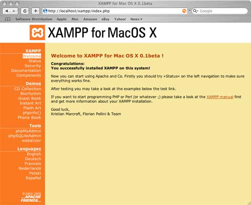 Xampp For Mac 7.0.13软件截图（2）