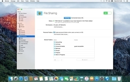 OS X Server For Mac 5.3软件截图（1）