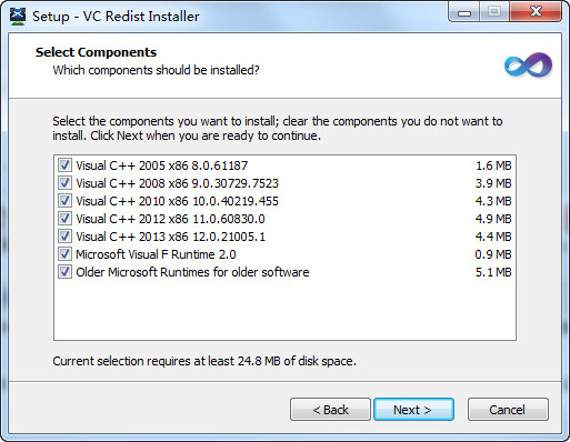 VC运行库 1.6.0软件截图（1）