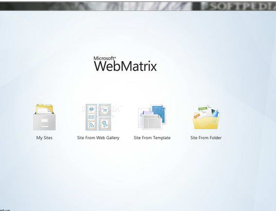 Microsoft WebMatrix 3.0软件截图（1）