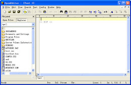 文本编辑 OpenEditor 0.99软件截图（1）