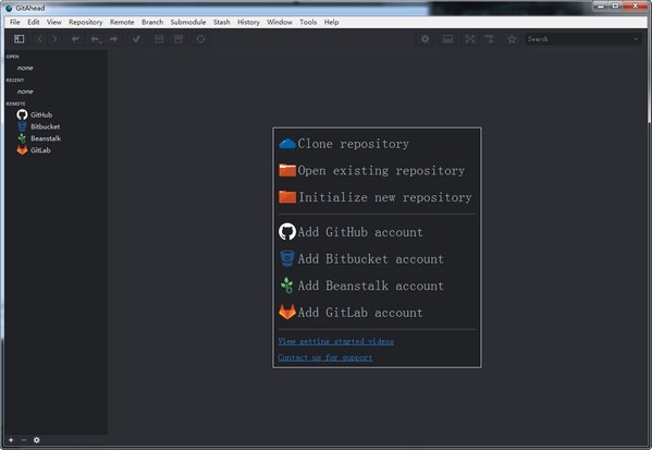 GitAhead(Git离线存储库管理器) 2.5.8软件截图（1）
