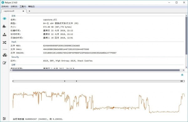 Relyze(二进制分析工具) 2.16.0软件截图（1）