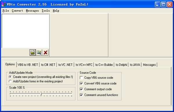 VB源码转换工具(VBto Converter) 2.55软件截图（1）