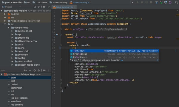 JetBrains WebStorm(前端开发软件) 2018.3.2软件截图（1）