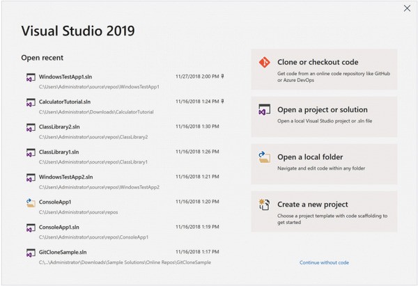 Visual Studio 2019 16.0.28729软件截图（2）