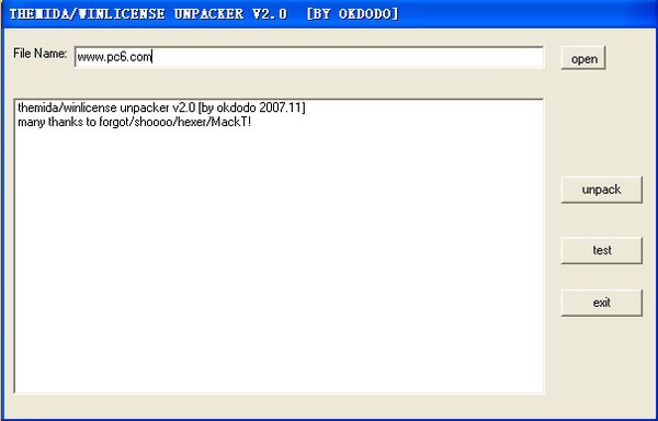 Themida Winlicense UnPacker 最佳脱壳工具 2.0软件截图（1）
