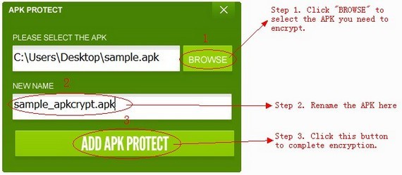 APK加密/加壳(APK Protect) 1.0软件截图（1）