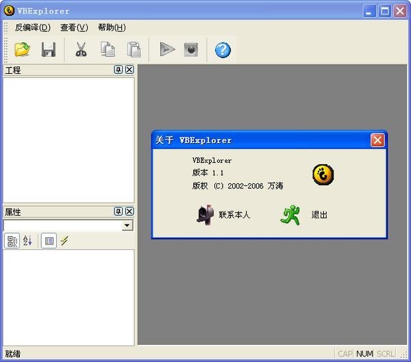 VB反编译VBExplorer 1.1软件截图（1）