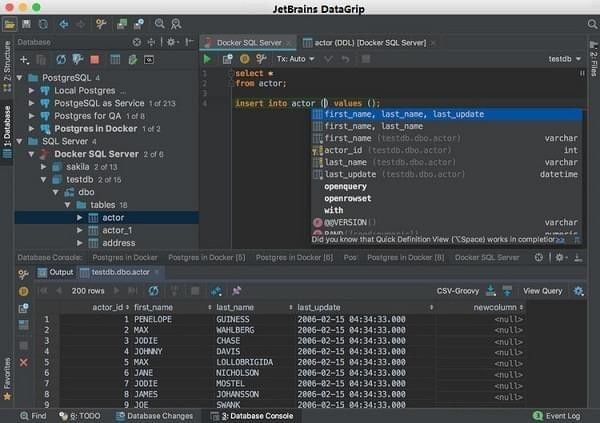 JetBrains DataGrip(数据库管理工具) 2019.1.2软件截图（1）