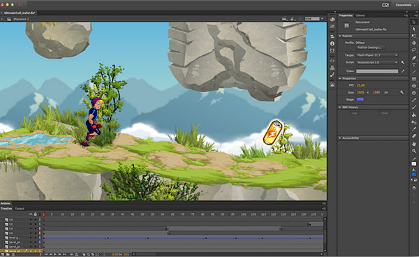 Adobe Flash Professional CC For Mac 2014软件截图（1）