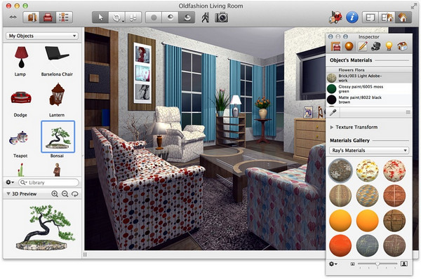 Live Interior 3D Pro For Mac 2.9.8软件截图（2）