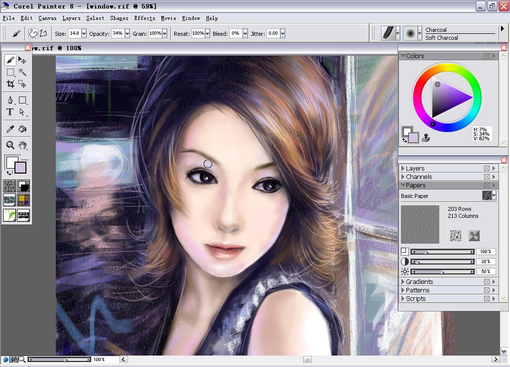 Corel Painter 8软件截图（3）