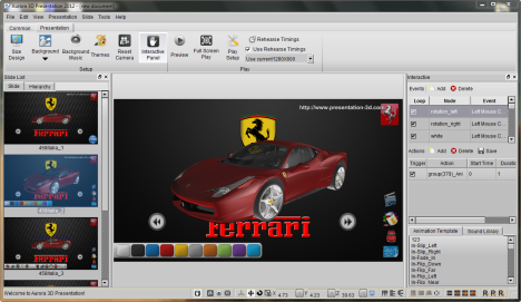 Aurora 3D Presentation Win8专版软件截图（1）