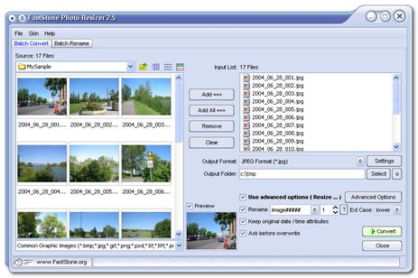 FastStone Photo Resizer 4.3软件截图（3）