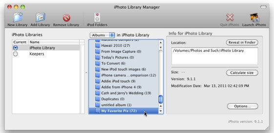 iPhoto Library Manager For Mac  4.2.5软件截图（2）