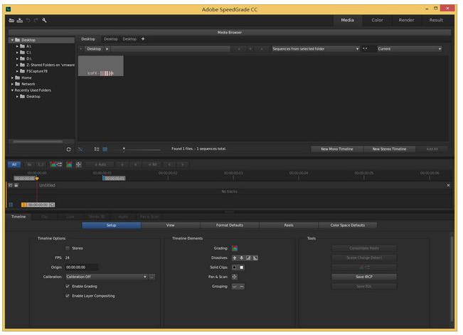 Adobe speedgrade CC 2015软件截图（1）