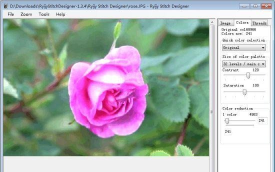 十字绣图片处理Ryijy Stitch Designer 1.3.4正式版软件截图（1）