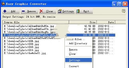 Easy Graphic Converter 2.50软件截图（1）