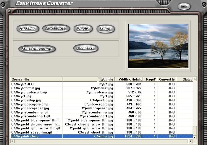 Easy Image Converter 1.2.8软件截图（1）