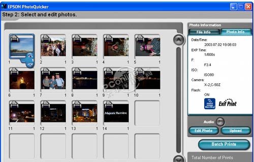 Epson PhotoQuicker 3.4b软件截图（1）