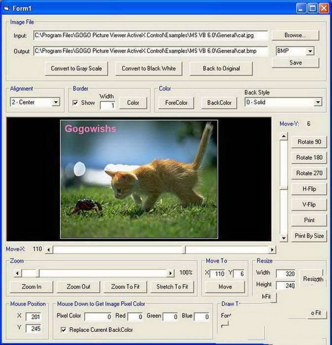 GOGO Picture Viewer Pro ActiveX Control 4.69软件截图（1）