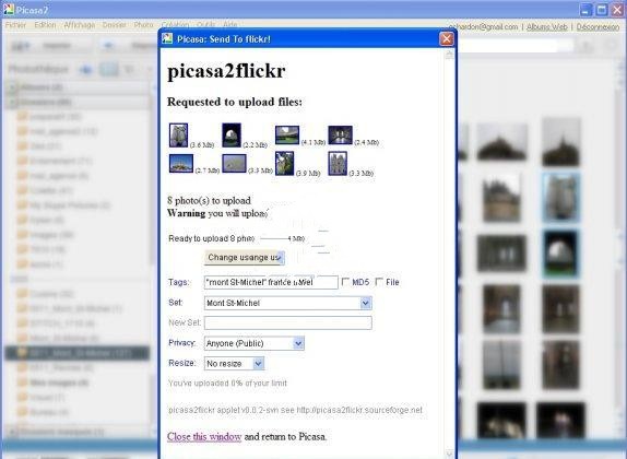 Picasa2Flickr 0.0.1软件截图（2）