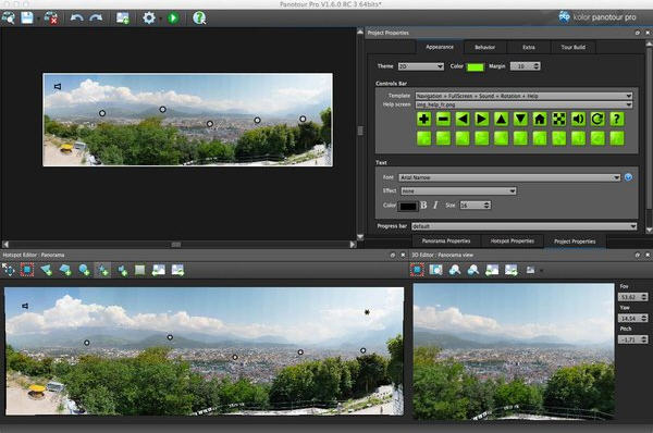 三维全景制作软件Kolor Panotour Pro 1.8软件截图（1）