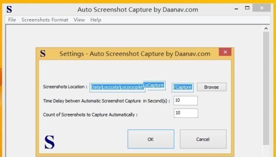 Auto Screenshot Capture 1.0软件截图（1）