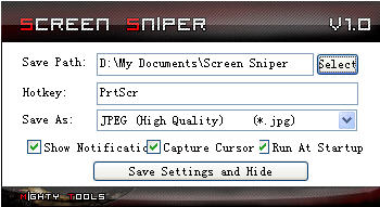 Screen Sniper截图工具 1.0软件截图（1）