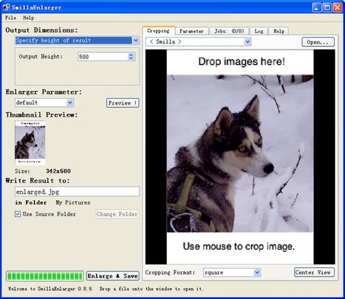 SmillaEnlarger图片清晰无损放大 0.9软件截图（1）