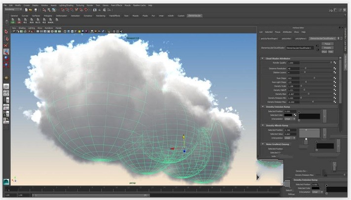 maya即时渲染云层特效插件Elementacular 1.5.1软件截图（1）