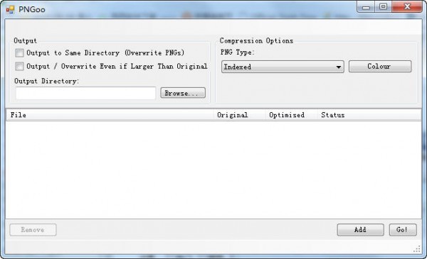 PNG图片压缩工具(PNGoo) 0.1.1绿色版软件截图（1）