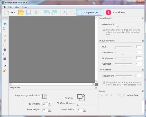 Seanau Icon Toolkit图标制作软件 8.0软件截图（1）