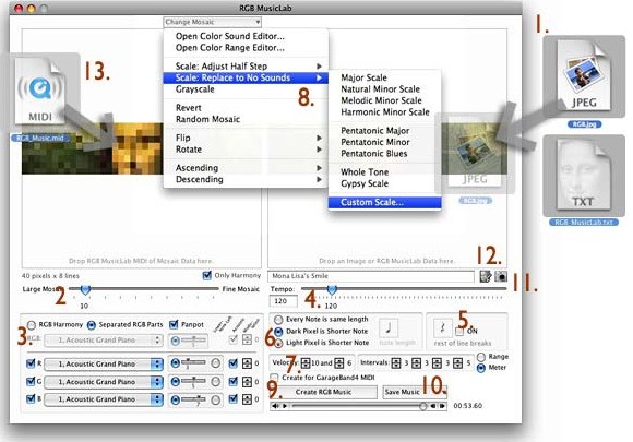 RGB MusicLab图片变音乐 3.5软件截图（1）