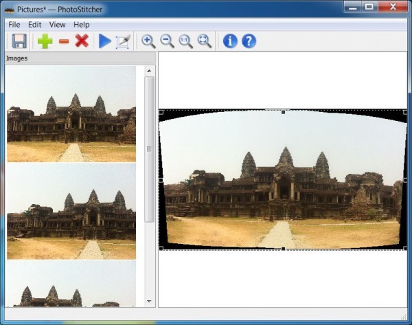 Teorex PhotoStitcher全景照片合成工具 2.0软件截图（1）