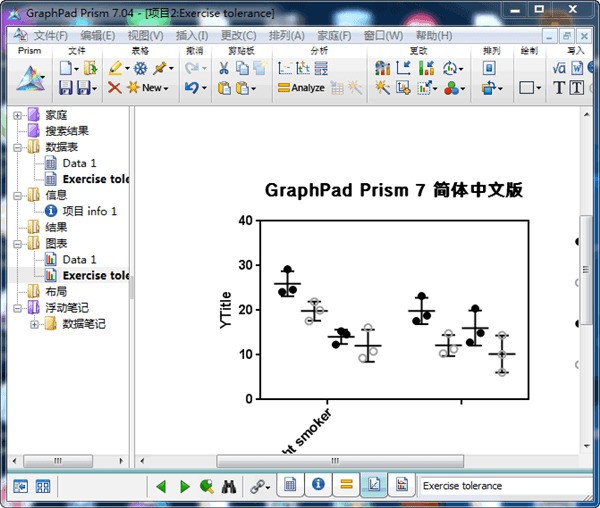 Graphpad Prism棱镜科研绘图工具 8.0.1软件截图（1）