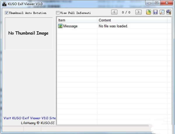 KUSO Exif Viewer(exif信息查看器) 3.0软件截图（2）
