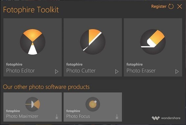 Wondershare Fotophire Toolkit 1.3.1软件截图（2）