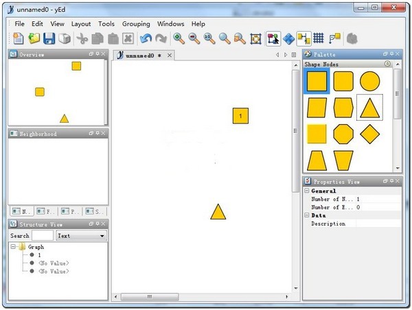 yEd Graph Editor流程图 3.14.14软件截图（1）